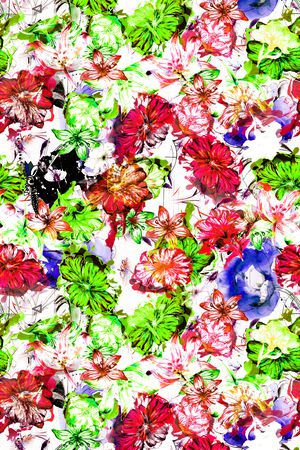 手绘印花华亿平台图片