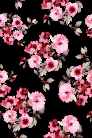 玫瑰印花华亿平台图片