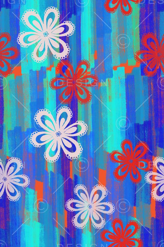 鲜艳多彩印花华亿平台图片