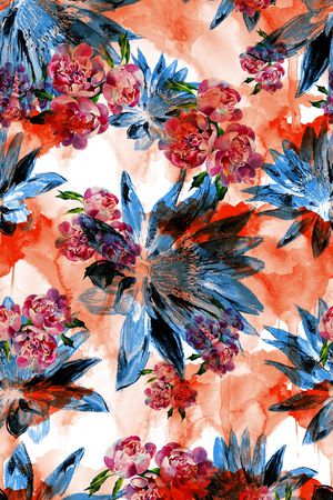 水彩印花华亿平台图片