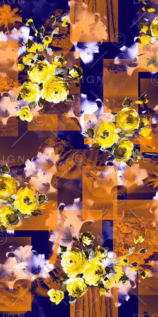 手绘印花华亿平台图片