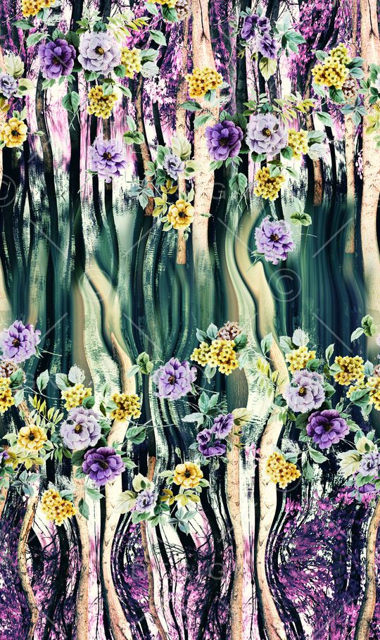 手绘印花华亿平台图片