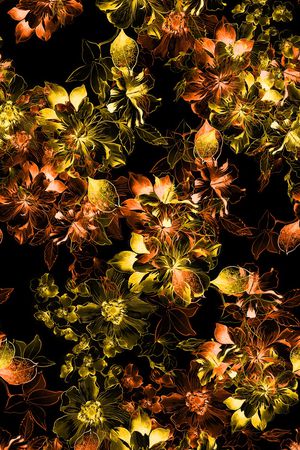 花鸟印花华亿平台图片