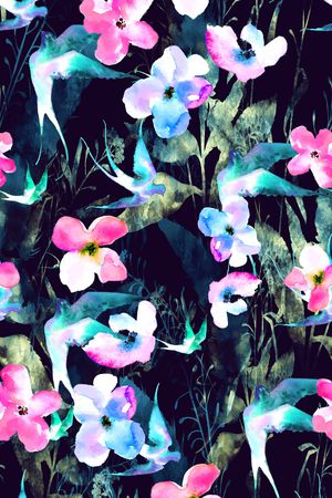 水彩印花华亿平台图片