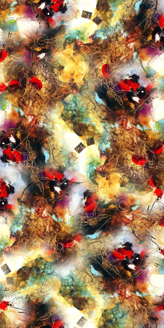 抽象印花华亿平台图片