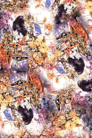 抽象印花华亿平台图片