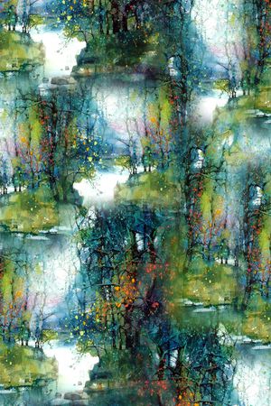 风景印花华亿平台图片