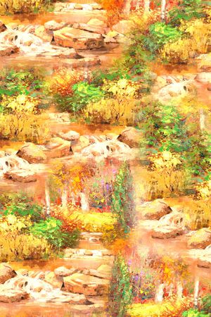 风景印花华亿平台图片