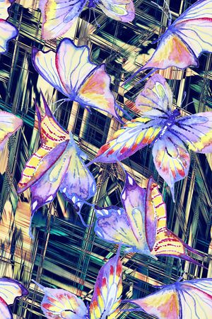 手绘印花华亿平台图片