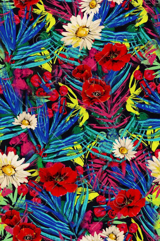 花朵印花华亿平台图片