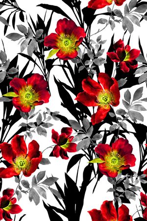 手绘印花华亿平台图片