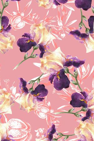 手绘印花华亿平台图片