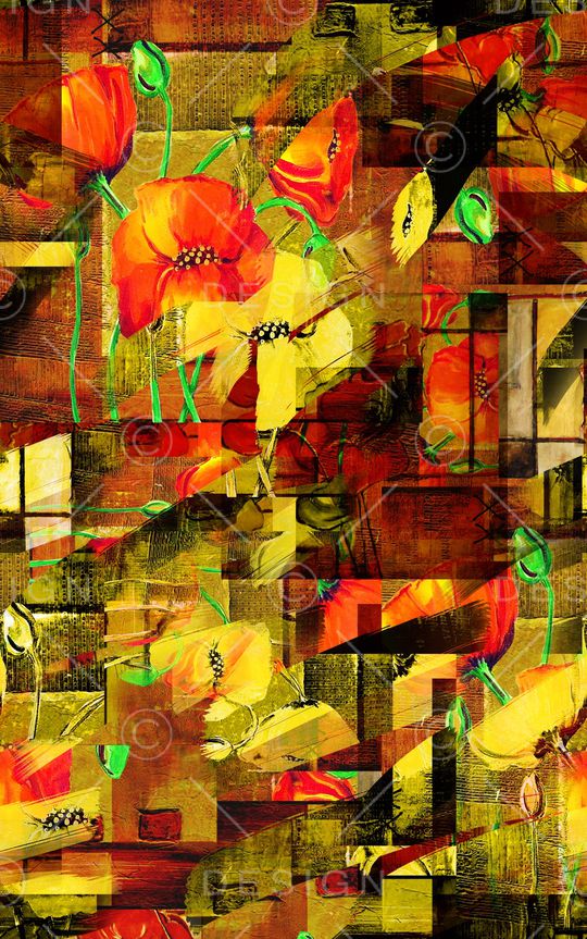 手绘印花华亿平台图片