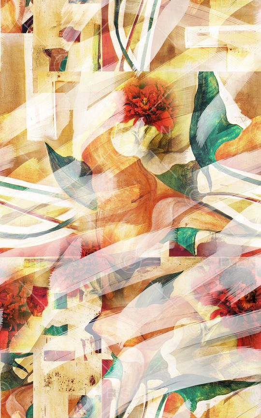 手绘印花华亿平台图片