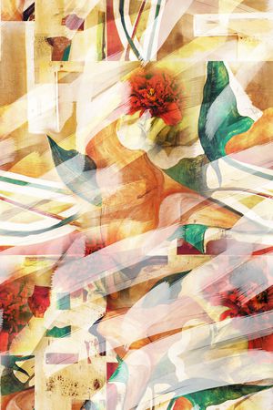 手绘印花华亿平台图片