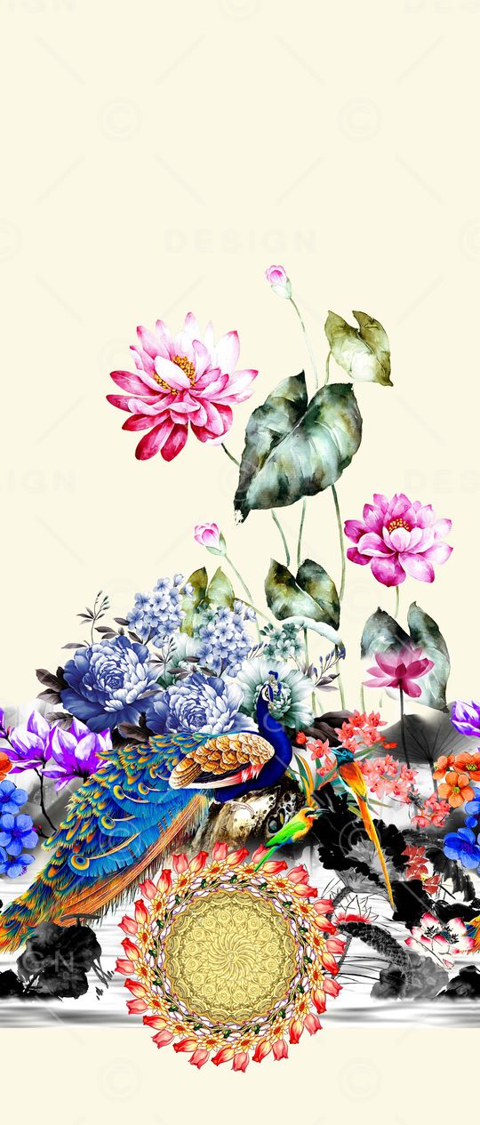 鸟印花华亿平台图片