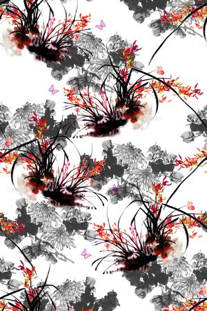 花朵印花华亿平台图片