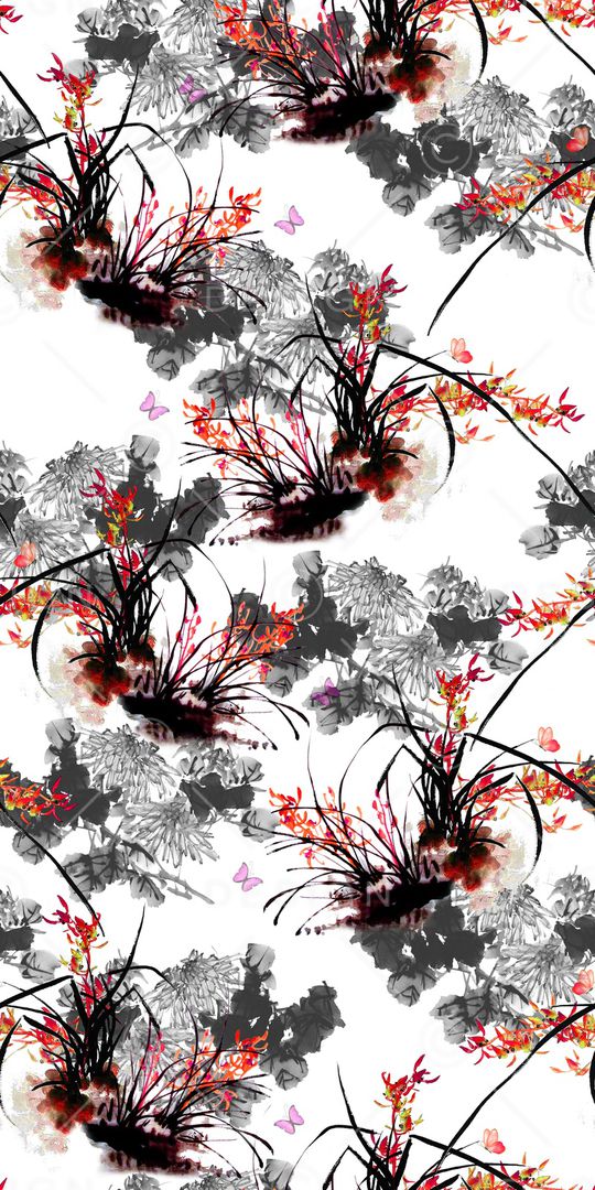 花朵印花华亿平台图片