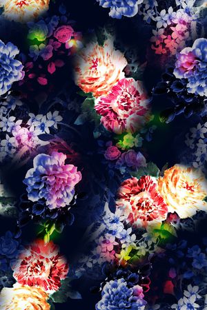 花朵印花华亿平台图片