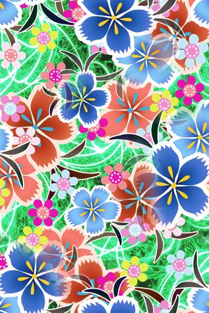 花朵印花华亿平台图片