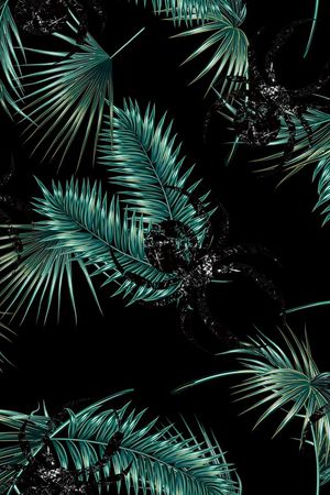 棕榈叶印花华亿平台图片