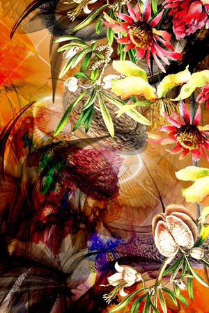 花朵印花华亿平台图片