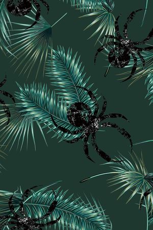 棕榈叶印花华亿平台图片