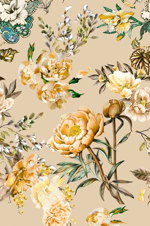 手绘印花华亿平台图片