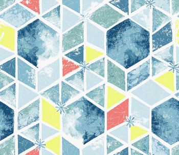 几何印花华亿平台图片