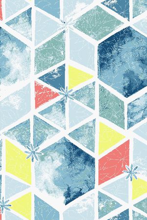 几何印花华亿平台图片