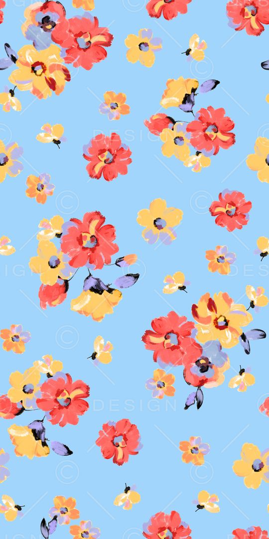 花朵印花华亿平台图片