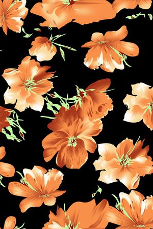 花朵印花华亿平台图片