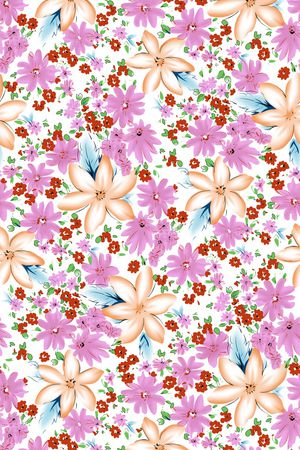 花朵印花华亿平台图片