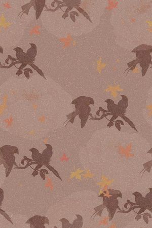 花鸟印花华亿平台图片