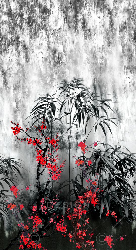 中国风印花华亿平台图片