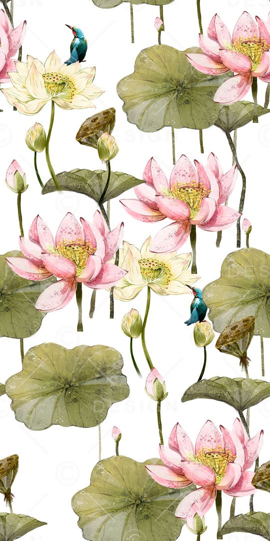 花鸟印花华亿平台图片