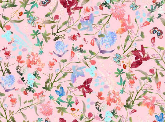 乱花印花华亿平台图片