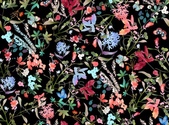 乱花印花华亿平台图片