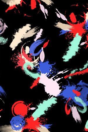 笔刷印花华亿平台图片