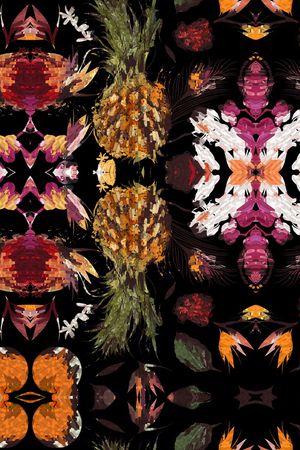 民族风印花华亿平台图片