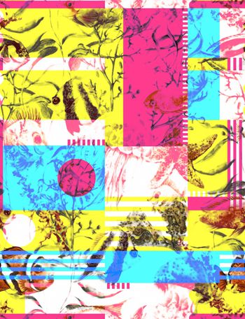 沙滩裤印花华亿平台图片