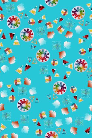 风格化花卉印花华亿平台图片