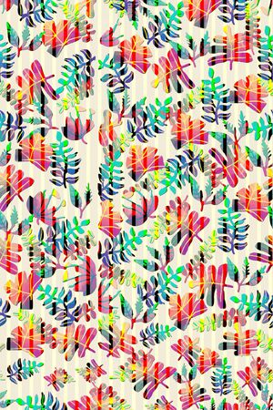 条纹印花华亿平台图片