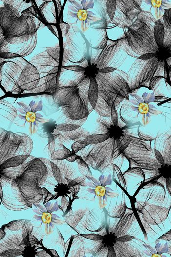 花朵印花华亿平台图片