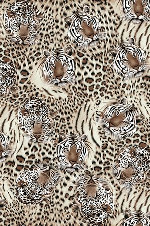 动物纹印花华亿平台图片