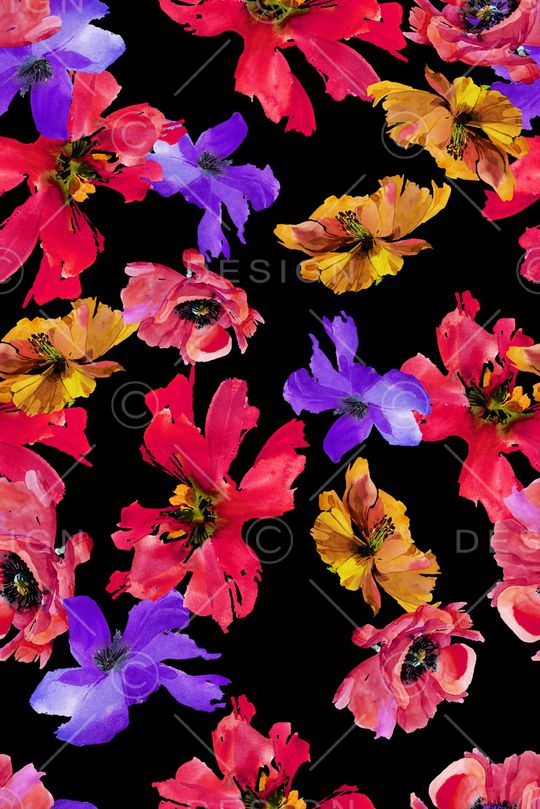 手绘印花华亿平台图片