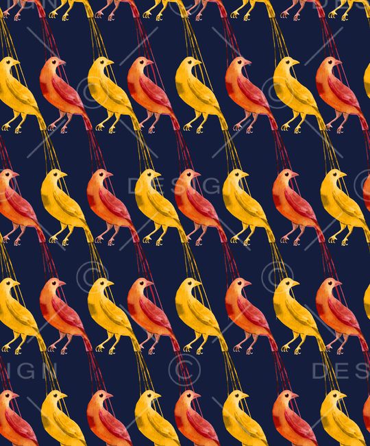 手绘印花华亿平台图片