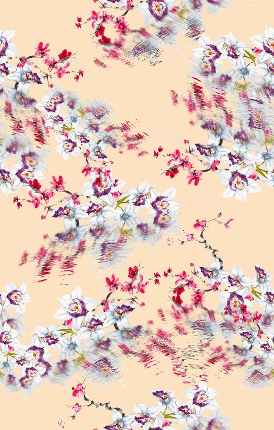 水波纹印花华亿平台图片