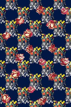 郁金香印花华亿平台图片