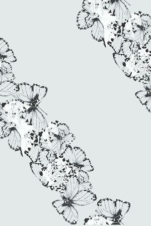 蝴蝶印花华亿平台图片